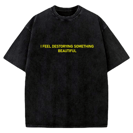 Beautiful Destruction Oversized T-Shirt