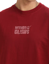 Maroon Oversized Tshirt Unisex