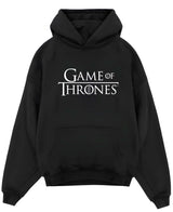 Black Oversized Hoodie Front Design