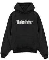 Black Oversized Hoodie Front Design