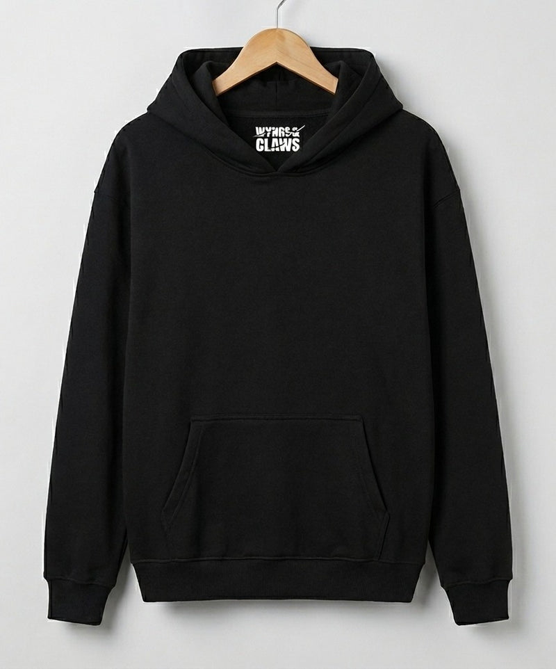 Black Oversized Hoodie | 350 GSM