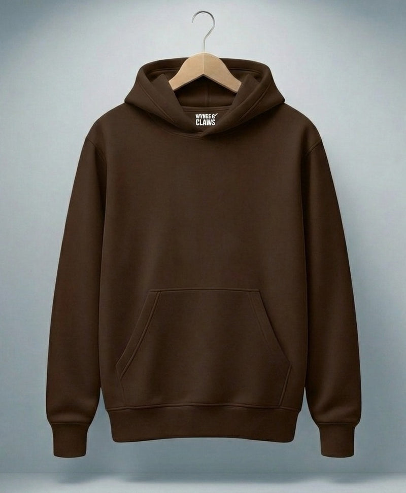 Cacao Brown Oversized Hoodie | 350 GSM