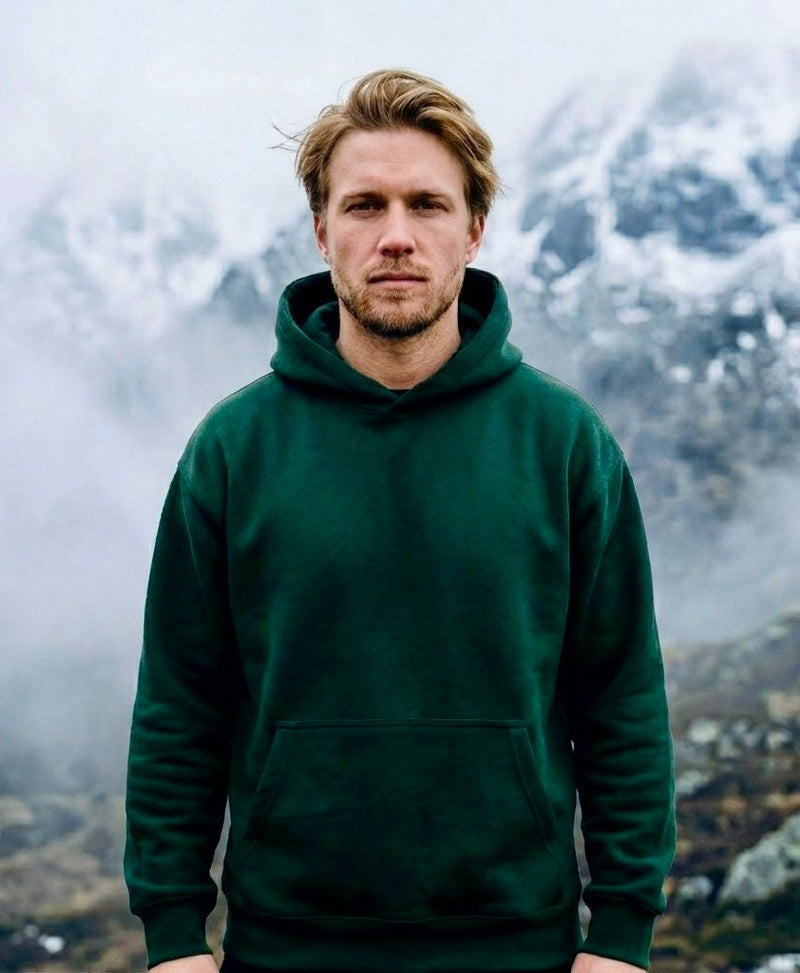 Forest Green Oversized Hoodie | 350 GSM