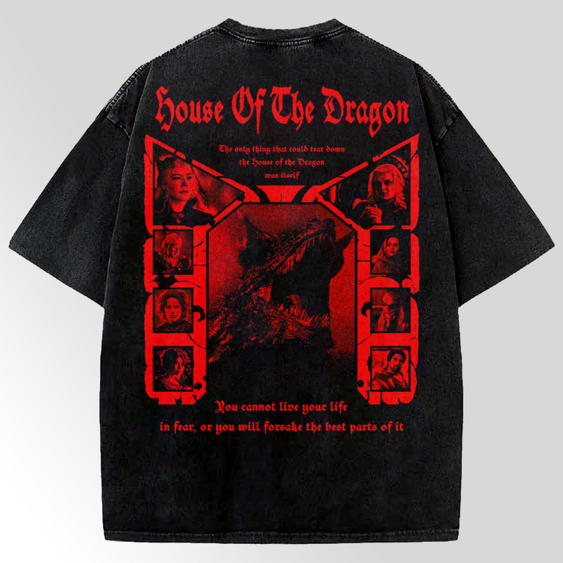 House of The Dragon Oversized Tee