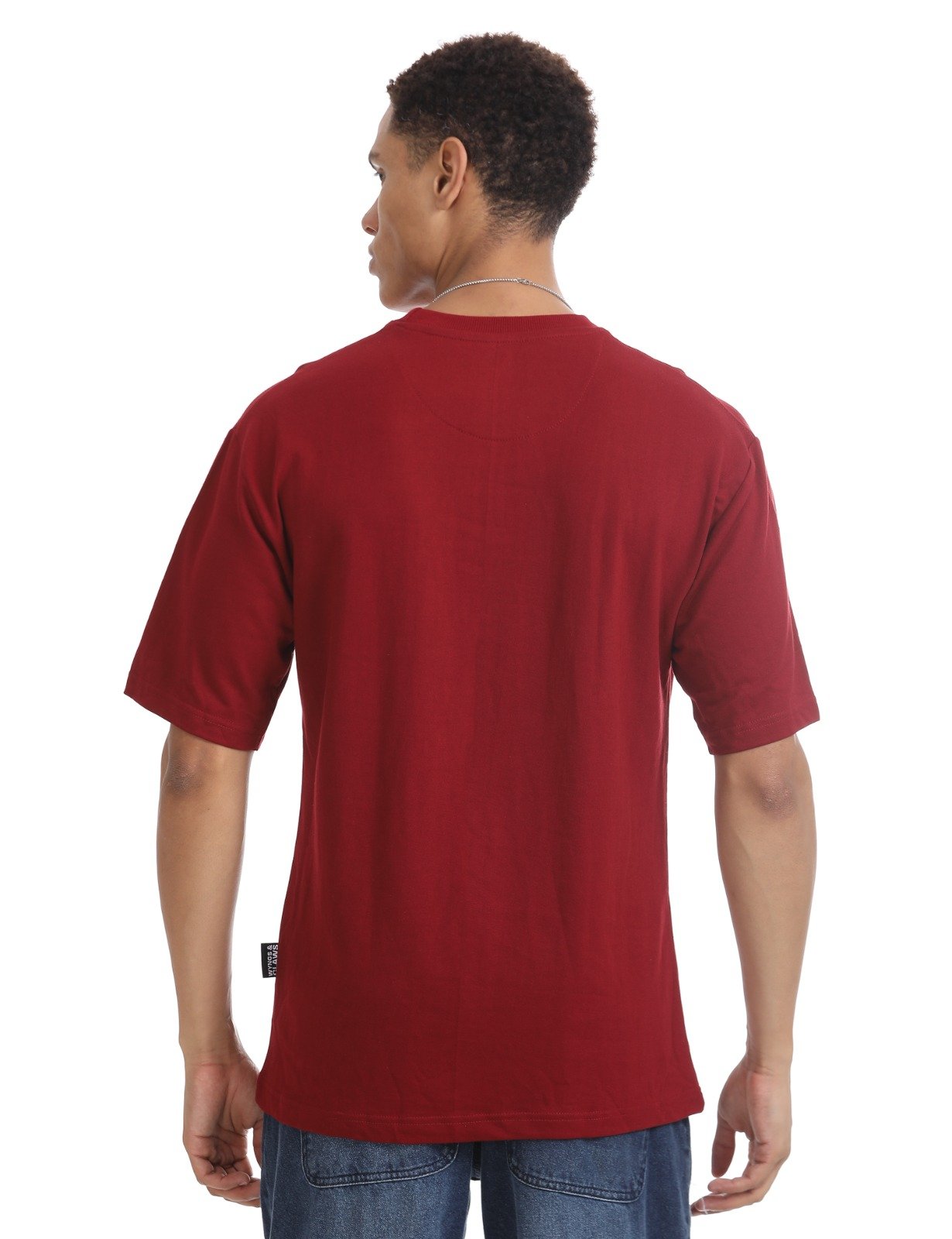 Maroon Oversized Tshirt Unisex