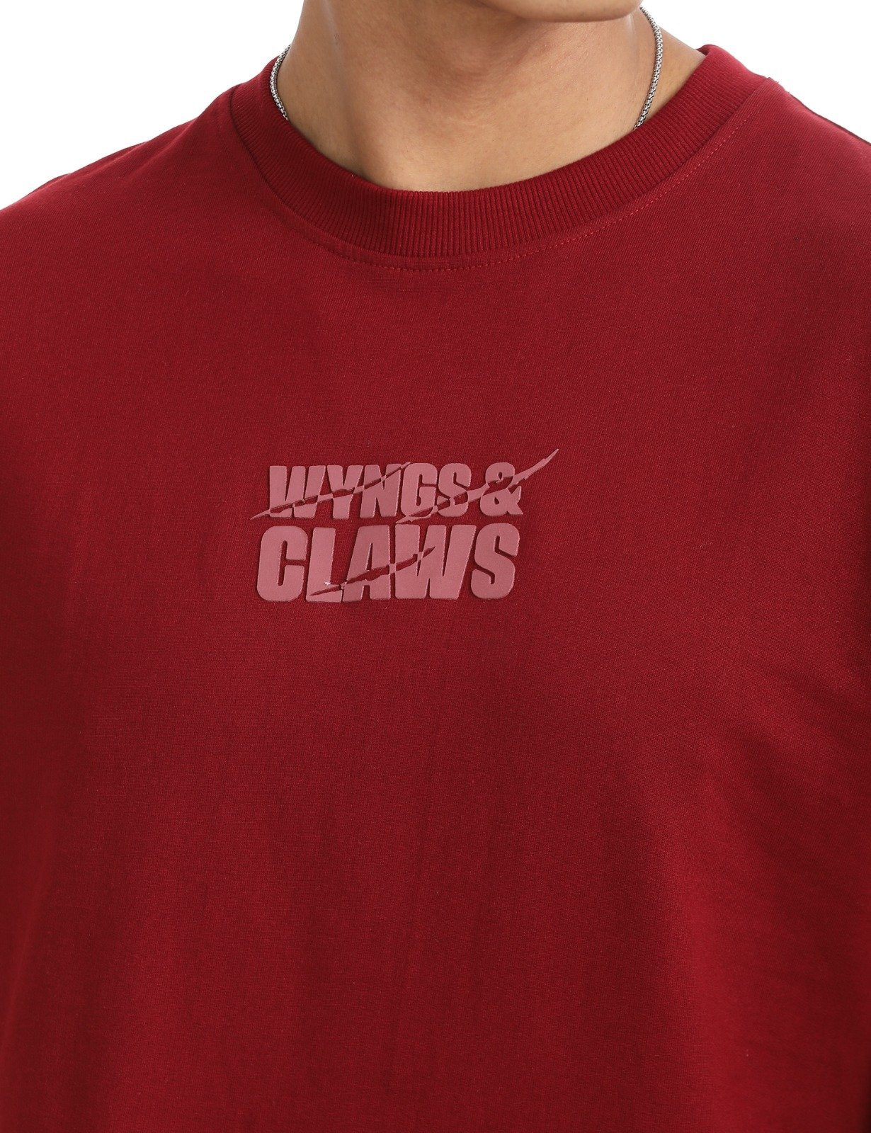 Maroon Oversized Tshirt Unisex