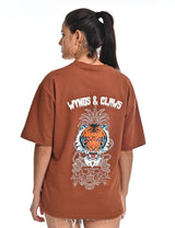 Tiger print back
