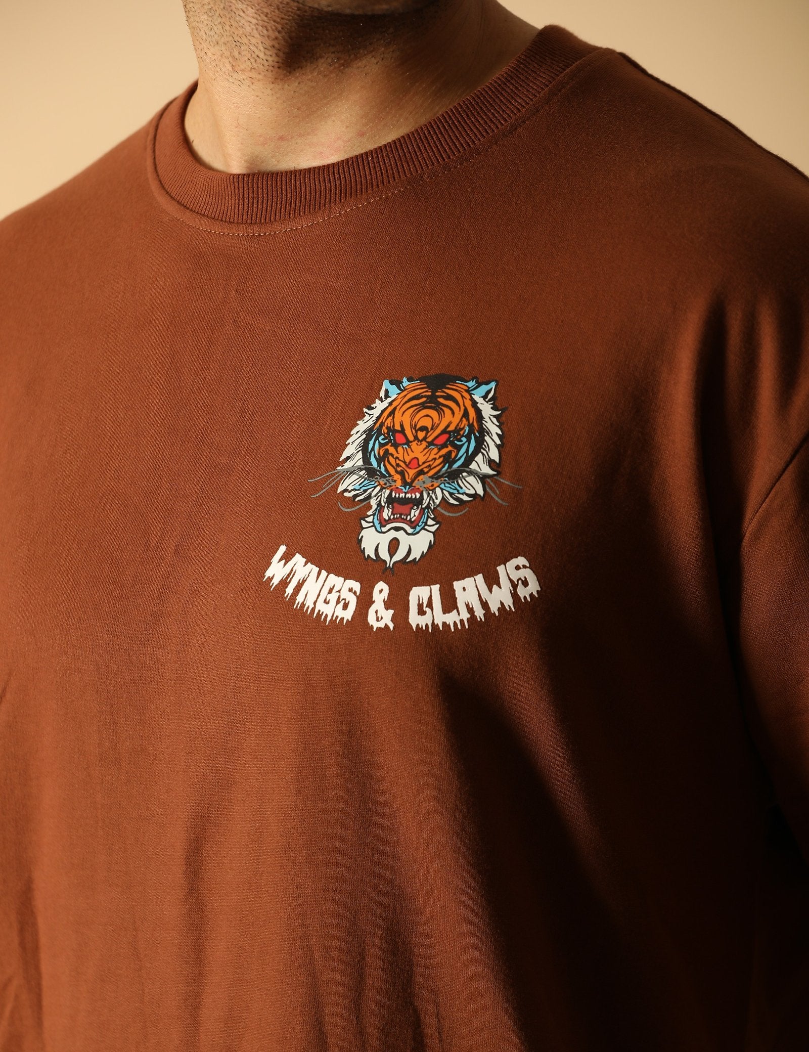 Tiger print front