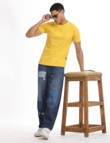 Yellow Basics Cotton T-shirt Unisex 240 gsm