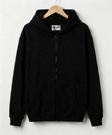 Black Oversized Zipper Hoodie | 350 GSM